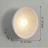 Scandi Retro Ronde Wandlamp – Sfeervol Licht voor Elke Kamer