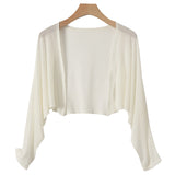 Linnen gebreide cardigan met knopen