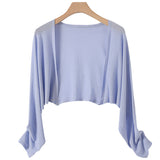 Linnen gebreide cardigan met knopen