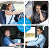 Ergonomisch Zitkussen Triacomfort | Driehoeksvorm met Geheugenfoam | Ademend & Drukverlagend | Voor Auto & Kantoor
