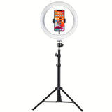 LED Ringlamp met Statief en Telefoonhouder - Voor Perfecte Selfies en Video-opnames