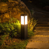 Moderne Vierkante LED-Paalverlichting – Waterdichte Buitentuinlamp