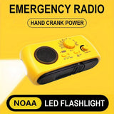 SurvivorTune Noodradio - Draagbare AM/FM Radio met Oplader & Zaklamp