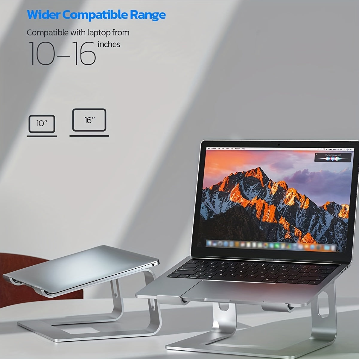 Aluminium Laptopstandaard – Ergonomisch en Ventilerend