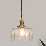 Kristallen hanglamp met verstelbare hoogte in vintage stijl