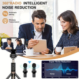 Professionele Draadloze Lavalier Microfoon - Perfect voor Video-opnames en Live Streaming