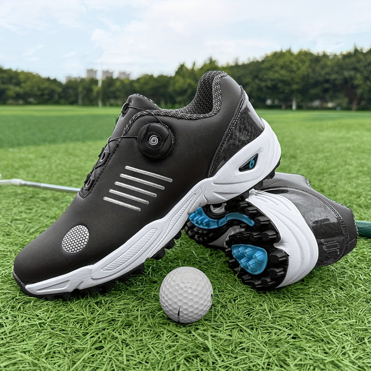 Golfeasy | Golfschoenen Heren met Grip & Sluitmechanisme met Draaiknop | Draaibaar vetersysteem | Draaisluiting | Lichtgewicht & Ademend Ontwerp