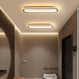 Minimalistisch Elliptische LED Plafondlamp Metaal/Acryl Zwart/Goud/Roségoud