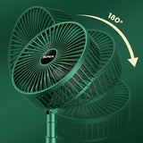 Opvouwbare stille elektrische desktop-USB-fan