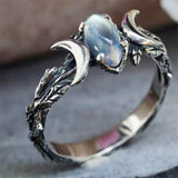 Stijlvolle Maansteen Statement Ring – Iris