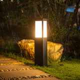 Moderne Vierkante LED-Paalverlichting – Waterdichte Buitentuinlamp