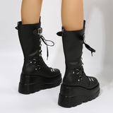 Raiden Hoge Platform Laarzen