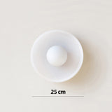Moderne Ronde Glazen Plafondlamp – Elegante & Minimalistische Ontwerp