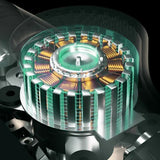 Opvouwbare stille elektrische desktop-USB-fan