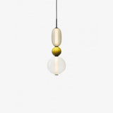 Moderne Hanglamp met Gekleurd Glas