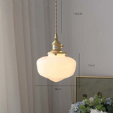 Retro Messing Lantaarn Hanglamp – Tijdloze Elegant met Vintage Charme