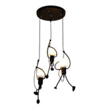 Retro IJzeren Man Hanglamp – Speelse Vintage Charme voor Unieke Interieurs