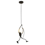 Retro IJzeren Man Hanglamp – Speelse Vintage Charme voor Unieke Interieurs