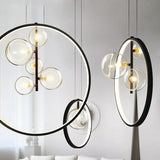 Moderne Glazen Hanglamp – Elegante Industriële Ontwerp voor Stijlvolle Interieurs