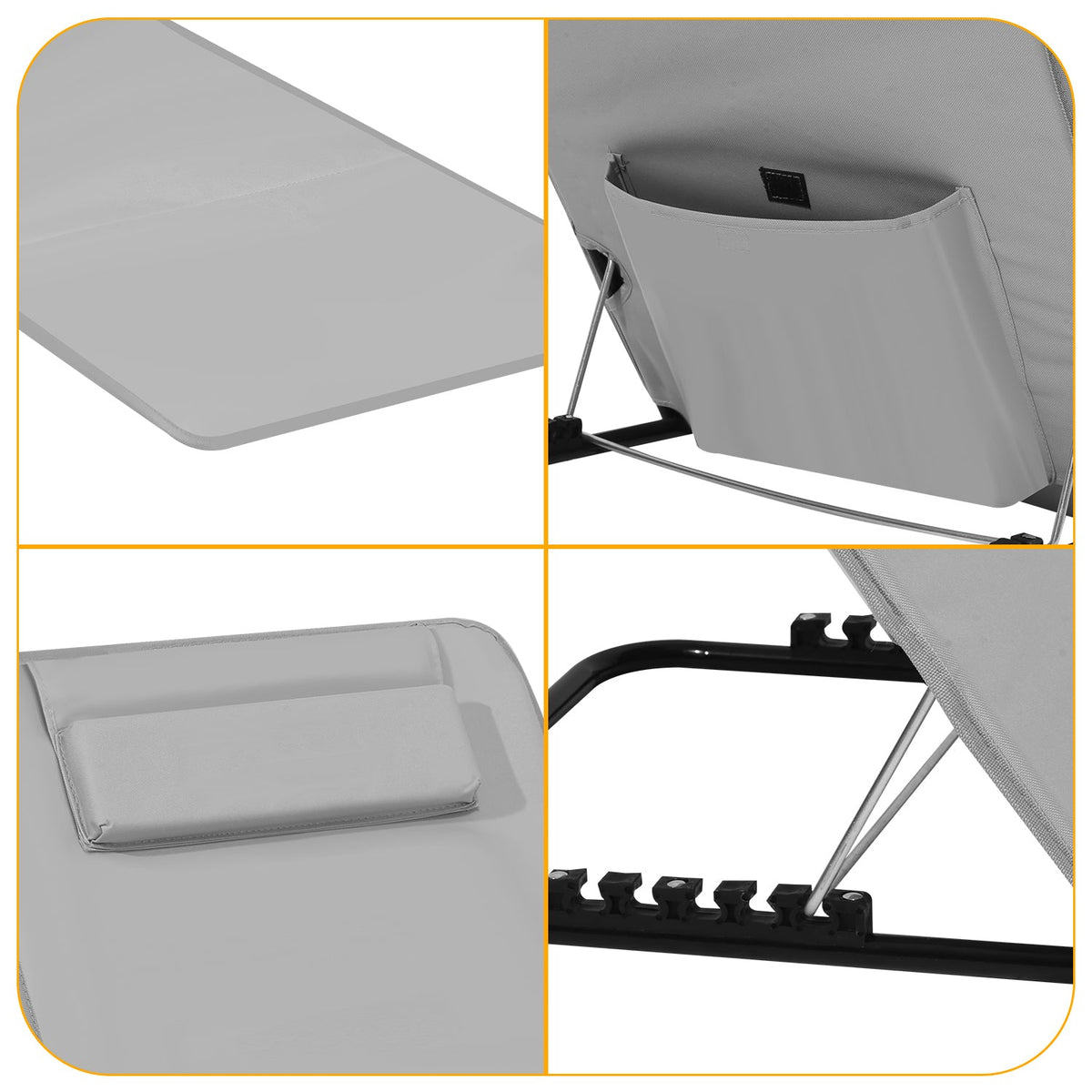 RelaxMate Draagbaar Strandbed – Comfort en Gemak Onderweg