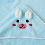 Zachte Kinder Capuchon Handdoek met Dierenontwerp - Absorberend en Comfortabel