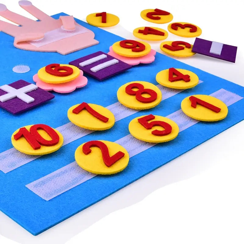 Vilt telspel voor kinderen – Leerzaam spel voor het bevorderen van cijfers en motoriek