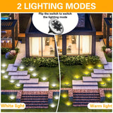 Solar Grondspotverlichting – Geometrisch RVS Ontwerp voor Tuinen en Paden