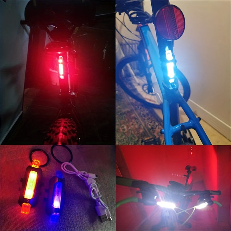 SafeRide LED Achterlicht – USB Oplaadbaar en Helder