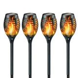 Zonnige flikkerende graspad decoratie-lampen