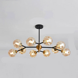 Nordic Glass Ball LED Kroonluchter – Moderne Plafondlamp