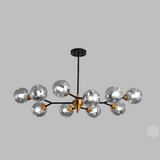 Nordic Glass Ball LED Kroonluchter – Moderne Plafondlamp