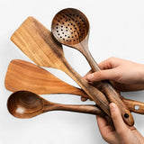 Norvo | 11-delig hittebestendig houten keukenset - WoodChef
