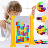 Tetris Bouwblok Spel – Creatieve Strategie en Plezier voor de Hele Familie
