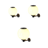 Zonne-energie LED Globe Wandlamp – Elegante Buitenlamp voor Paden & Ingangen
