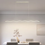 LED-Pendelleuchte met modern golvende lijnontwerp – WaveGlow