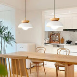 Scandinavische Hanglamp - Houtdesign