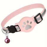 Kattenhalsband met Veiligheidsbuckle en Bel – Verstelbaar voor Katten van Verschillende Maten