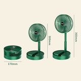 Opvouwbare stille elektrische desktop-USB-fan
