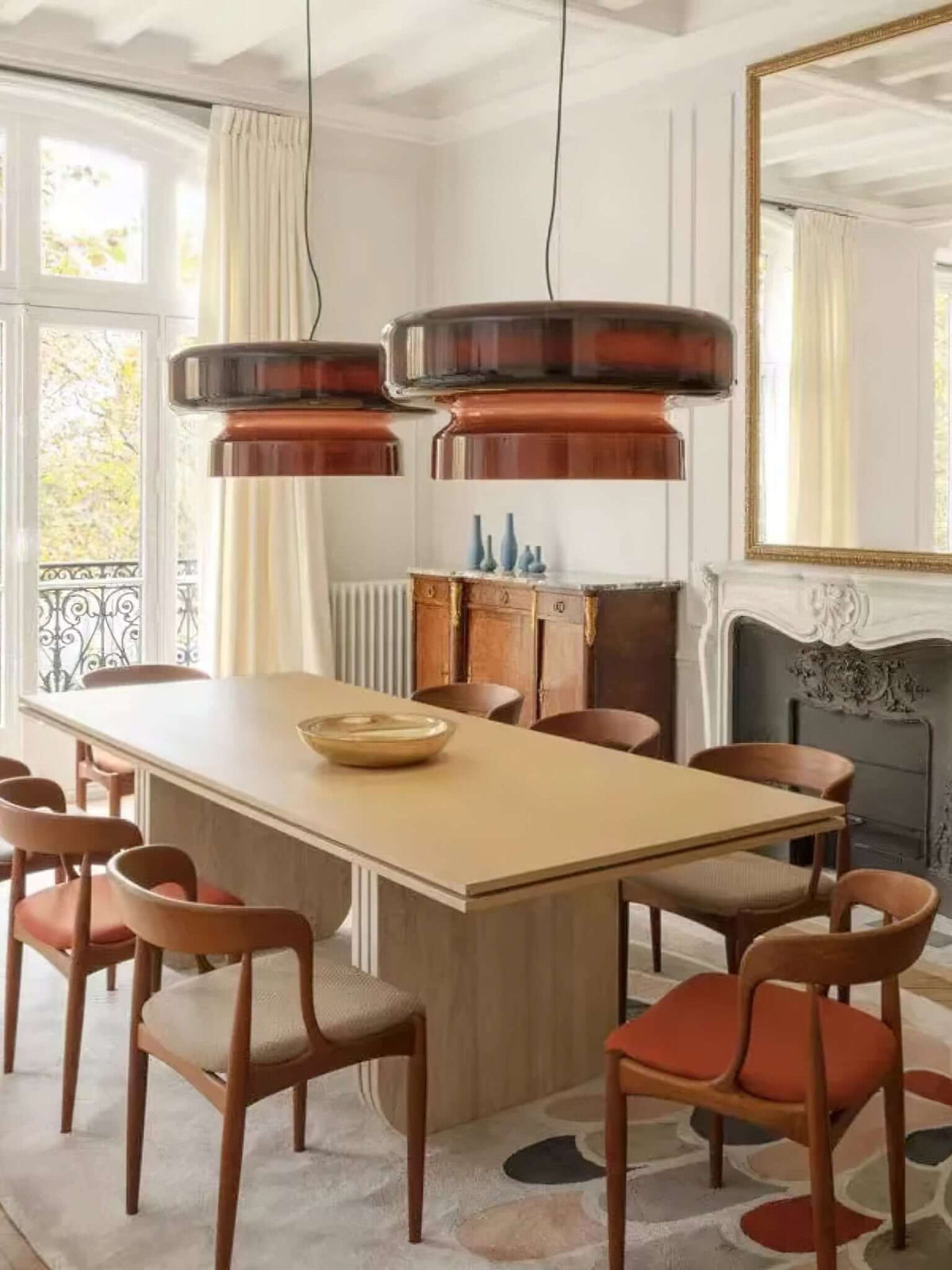 Bohemien Stijl Hanglamp - Glas & Metaal LED
