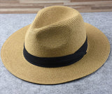 Klassieke Brede Rand Fedora Hoed voor Mannen