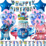 Lilo & Stitch Verjaardagsset - Compleet Feestpakket voor Kinderen met Ballonnen en Decoraties