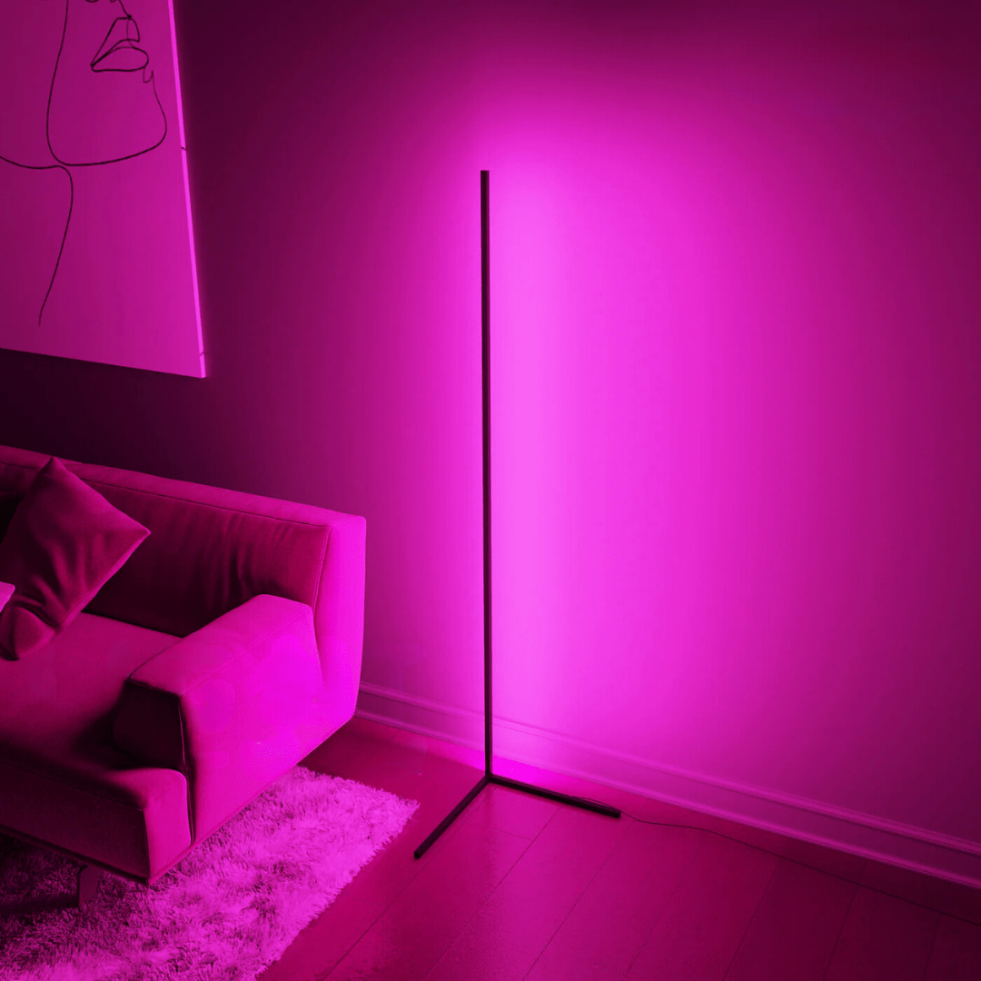 Ambiance Dimbare LED Vloerlamp – Luxe Verlichting met 1+ Miljoen Kleuren