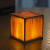 Stijlvolle LED-tafellamp – WoodGlow