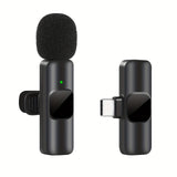 Professionele Draadloze Lavalier Microfoon - Perfect voor Video-opnames en Live Streaming