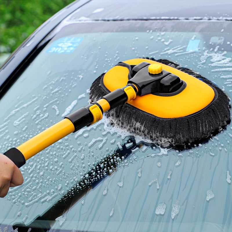 Verstelbare Autoreinigingsborstel – Comfortabel en Efficiënt Schoonmaken