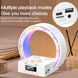 4-in-1 Bluetooth-luidsprekerlamp met oplaadpad en wekker
