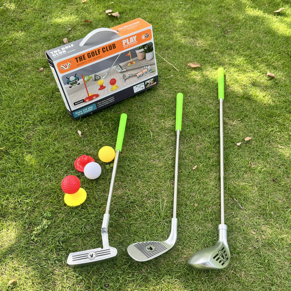 Golfset voor Kinderen - Verstelbare Clubs en Doelen voor Eindeloos Speelplezier