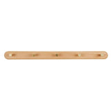 Wandgarderobe van hout met messing haken - LignaHook