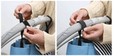 Kinderwagen Tas Organizer – Universele Baby Accessoires Trolley Tas met Bekerhouder voor Gemak tijdens Reizen met Pasgeborenen