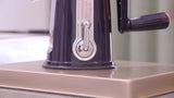 Multifunctionele Roterende Keukenrasp – 5-in-1 Kaasrasp en Groentesnijder met Antislip Basis